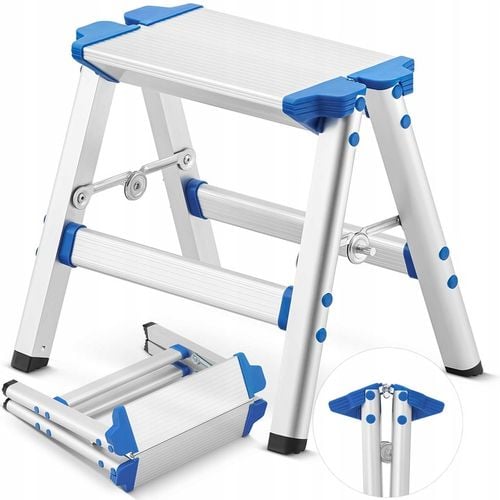 Drabina domowa stołek schodek podest stopień składany HIGHER ML-401A na Arena.pl