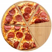 Deska do podawania PIZZY Deska BAMBUSOWA 35 cm KH