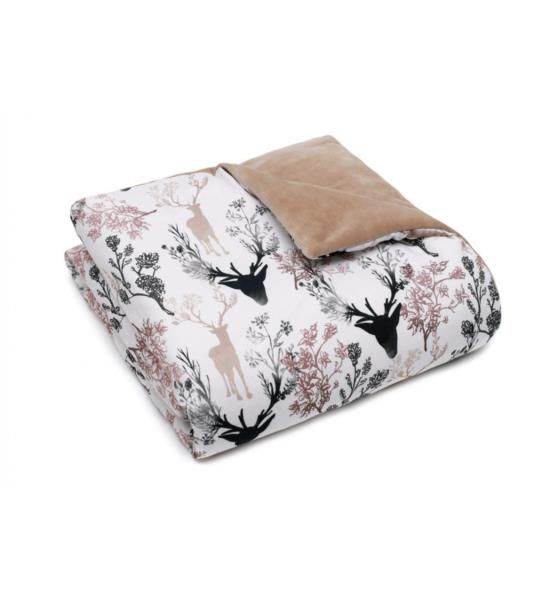 Kocyk Dwustronny Bambus/Velvet - JELONKI JASNE zdjęcie 1