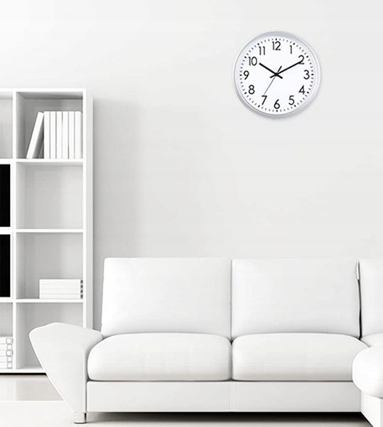 Zegar ścienny Kinghoff srebrny 30cm zdjęcie 7