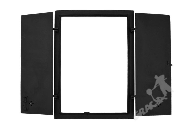 DRZWI A3 - 91X65 CM + TERMOMETR 0-500°C ŻELIWNE DO WĘDZARNI CHLEBOWE zdjęcie 2