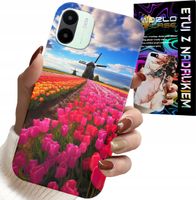 ETUI DO XIAOMI REDMI A1 - POLE KOLOROWYCH TULIPANÓW, TULIPAN, CASE