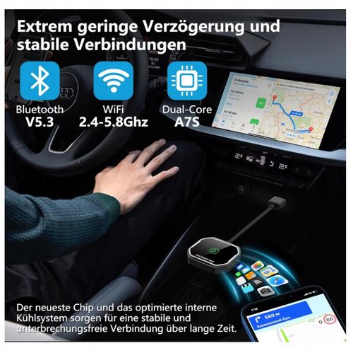 Car Play bezprzewodowy adapter do iOS do samochodu na Arena.pl