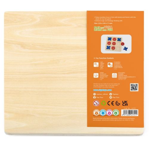 DLA NAJMŁODSZYCH  DREWNIANA GRA KLASYCZNA KÓŁKO I KRZYŻYK na Arena.pl