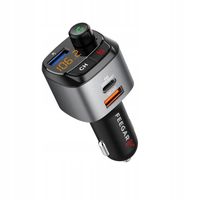 Transmiter FM Bluetooth BT Feegar Szybka Ładowarka QC 3.0 PD MP3 Audio USB