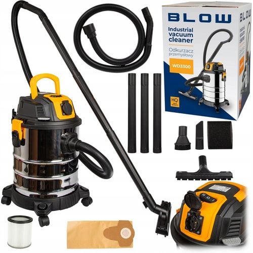 ODKURZACZ PRZEWODOWY Z GNIAZDKIEM BEZWORKOWY DMUCHAWA NA SUCHO MOKRO na Arena.pl