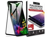 szkło hartowane alogy na cały ekran do lg g8 czarne