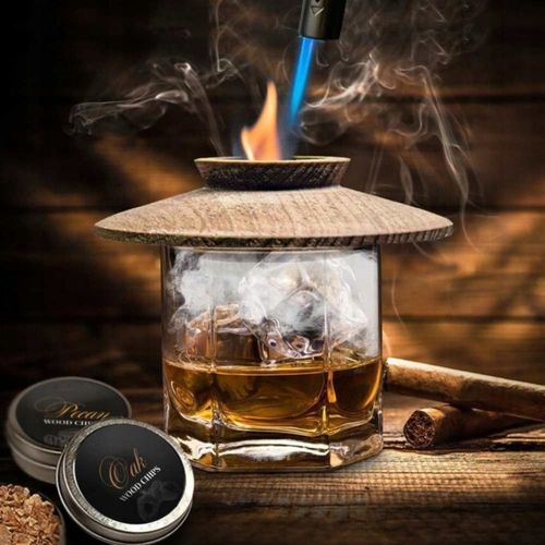 Zestaw do Wędzenia Whisky Smoker Gadżet Prezent dla Chłopaka Mężczyzny 8w1 na Arena.pl