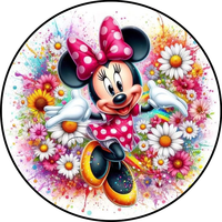 Opłatek na tort Urodziny Myszka Miki Mini Myszki Roczek