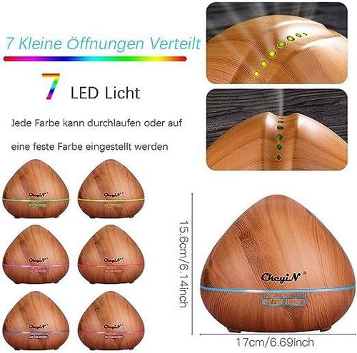 Dyfuzor zapachowy 550 ml 7 Kolorów LED na Arena.pl