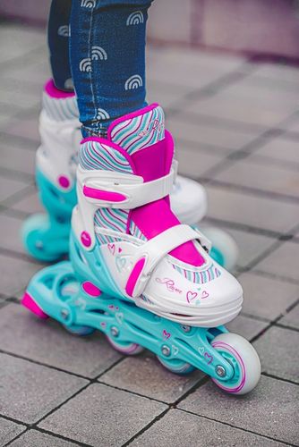 Rolki Regulowane RAVEN Loret Mint 30-33 Kółka LED na Arena.pl