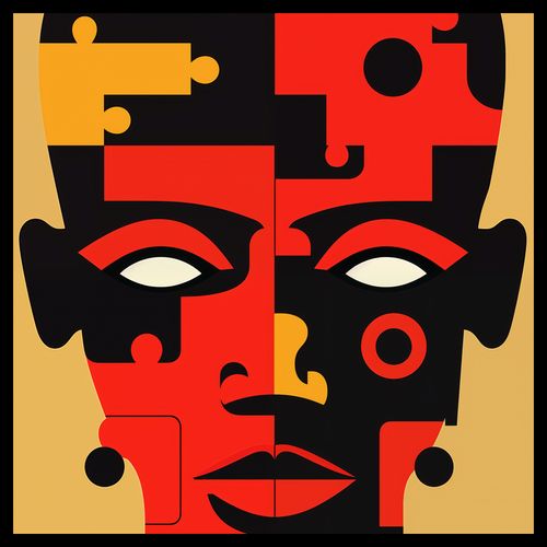 Plakat 40x40cm Puzzle Tożsamości na Arena.pl