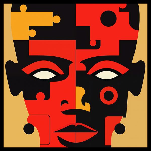 Plakat 40x40cm Puzzle Tożsamości zdjęcie 2