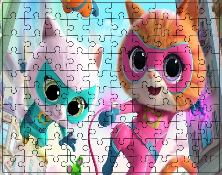 Puzzle Super Kotki zdjęcie 1