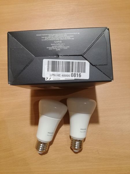 Inteligentna żarówka 2xE27 dwupak E27 9,5W white PHILIPS HUE zdjęcie 9