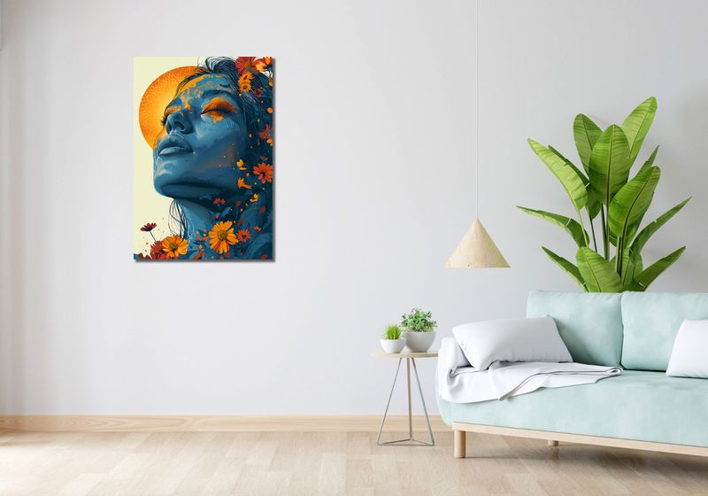 Obraz 60x90cm Deszcz Słoneczny zdjęcie 2