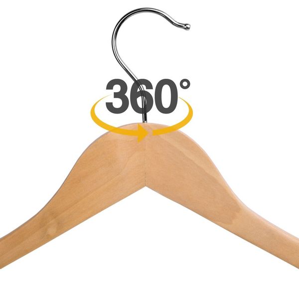 Wieszak drewniany na płaszcze 1 sztuka zdjęcie 10