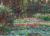 Plakat 18x13cm Water Lily Pond, Monet Vintage do Salonu