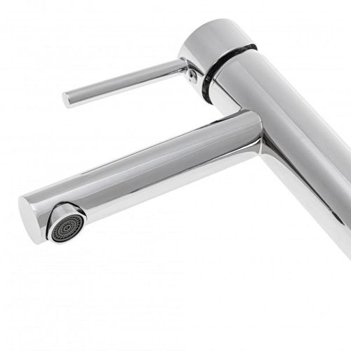 Zestaw wysoka bateria umywalkowa stojąca i korek klik-klak chrom - Yoka na Arena.pl