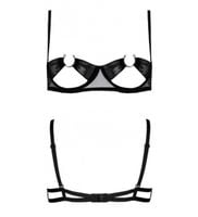 Chloe Black - biustonosz + stringi L
