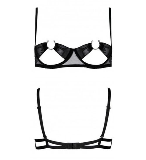 Chloe Black - biustonosz + stringi L zdjęcie 1