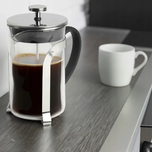 DZBANEK Z ZAPARZACZEM DO KAWY HERBATY ZIÓŁ STALOWY 800 ML FRENCH PRESS na Arena.pl