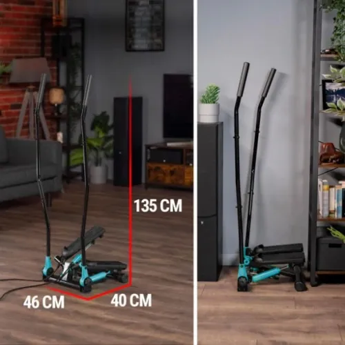 Stepper treningowy skrętny z ramionami nordic walking z linkami i regulacją na Arena.pl