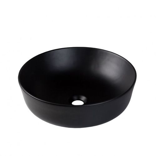 K811 Umywalka okrągła matt black na Arena.pl