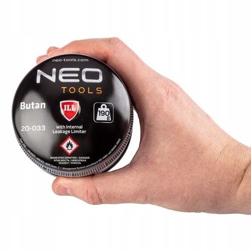 nabój z gazem butan 190g, nabijany na Arena.pl