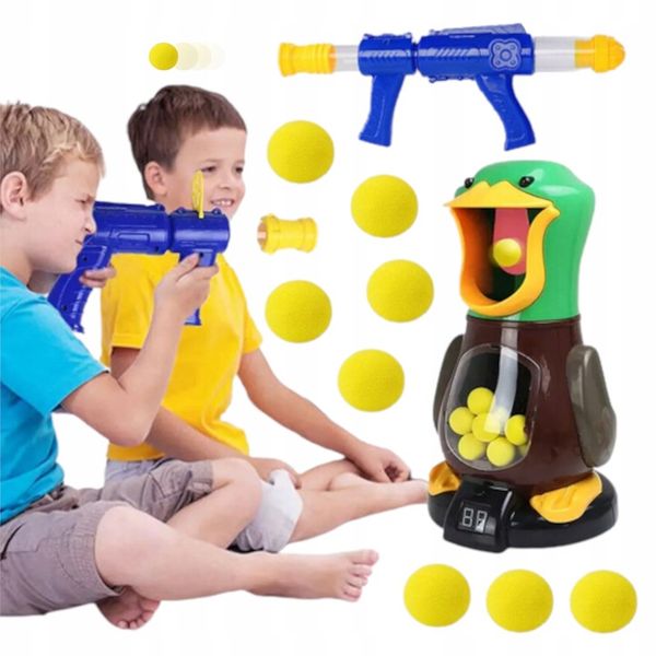 GRA GŁODNA KACZKA STRZELANIE DO CELU PISTOLET zdjęcie 1