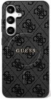Etui Guess 4G Ring Classic Logo MagSafe do Samsung Galaxy S25 FE czarny