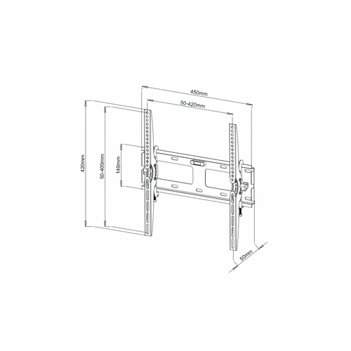 Uchwyt ścienny do monitora VESA LCD LED 23-55 cali na Arena.pl