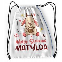 Plecak Sportowy Szkolny Dla Matyldy Córki Dziecka Z Nadrukiem Ze Zdjęciem