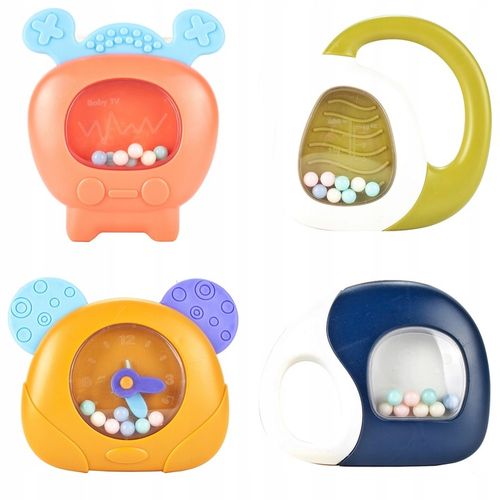 MATA EDUKACYJNA Z PIANINKIEM GRZECHOTKI GRYZAKI DLA NIEMOWLĄT DZIECI na Arena.pl