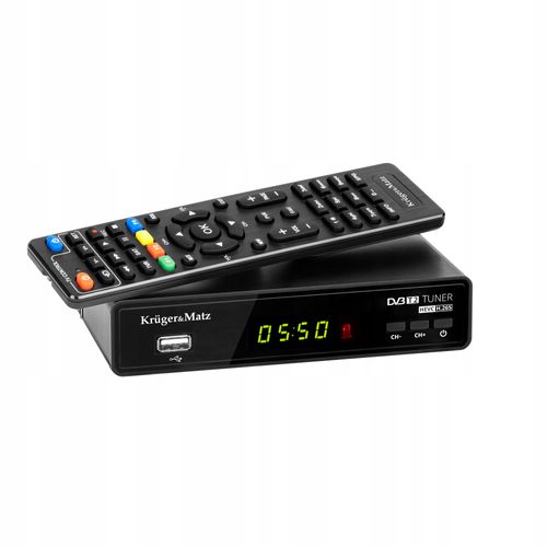 Tuner Dvb-T2 Krugermatz H.265 Hevc Dekoder Km0550 na Arena.pl