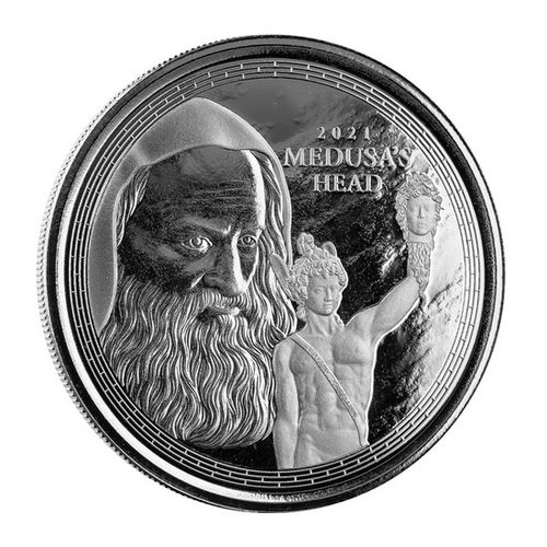 Gibraltar: Perseus With The Head Of Medusa 1 uncja Srebra 2021 Proof na Arena.pl