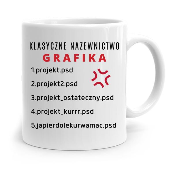 Kubek Prezent Dla Grafika Nazewnictwo Grafika Z Nadrukiem Ze Zdjęciem zdjęcie 1