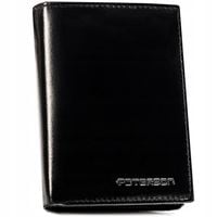 PETERSON portfel skórzany męski RFID antykradzieżowy skóra