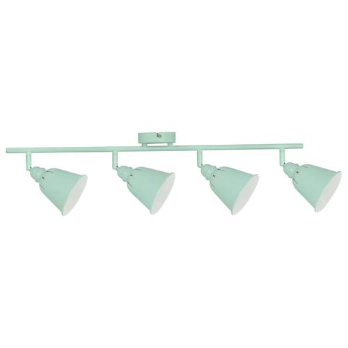 Plafon LAMPA sufitowa FIONA 4 311085 Polux regulowana OPRAWA metalowe reflektorki retro miętowe na Arena.pl
