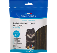 FRANCODEX Paski dentystyczne do żucia dla psa na brzydki zapach z pyska XS