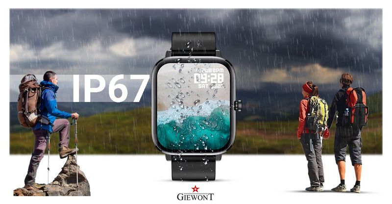 smartwatch giewont czarny gw230-2 zdjęcie 13