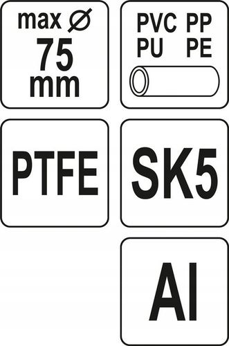 OBCINAK DO RUR PCV 75MM PTFE YATO na Arena.pl
