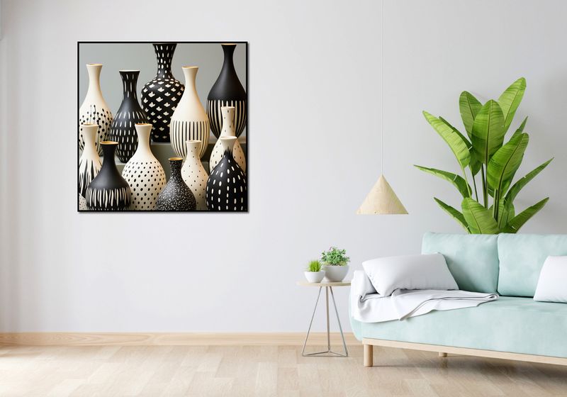 Plakat 100x100cm Kontrast i Harmonia zdjęcie 4