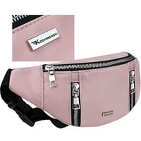 KOCHMANSKI saszetka nerka damska biodrowa na pas na ramię 2w1 różowa