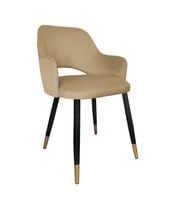 Krzesło Milano noga czarna/złota MG06