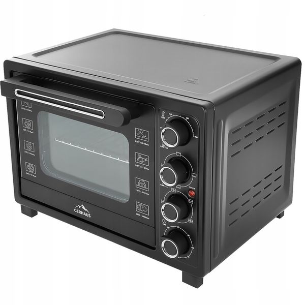 PIEKARNIK ELEKTRYCZNY 45L 2000W TERMOOBIEG ROŻNO GRILL SUSZARKA DO GRZYBÓW zdjęcie 14