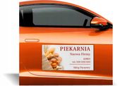 Magnes na samochód reklama magnetyczna 60x30 PIEKARNIA sklep firmowy