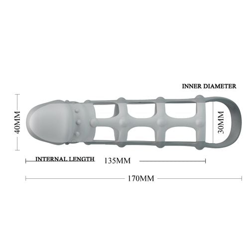 pretty love   penis sleeve with ball strap na Arena.pl
