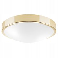 PLAFON LAMPA SUFITOWA LAMKUR JONAS 44354 ZŁOTY / BIAŁY