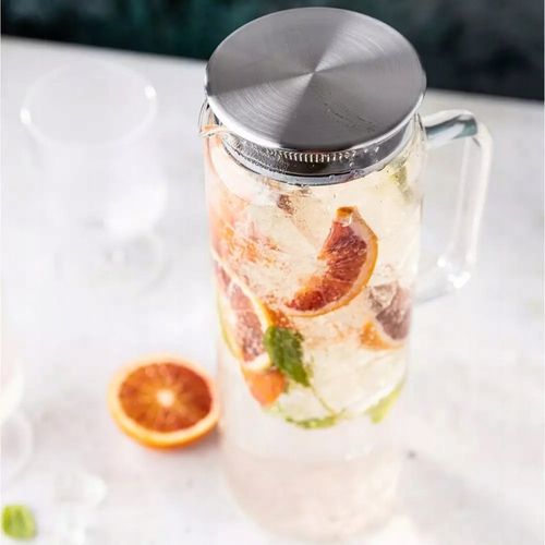 Dzbanek Szklany 1,5 L Pojemnik na WODĘ LEMONIADĘ herbatę MROŻONĄ sok Napoje na Arena.pl